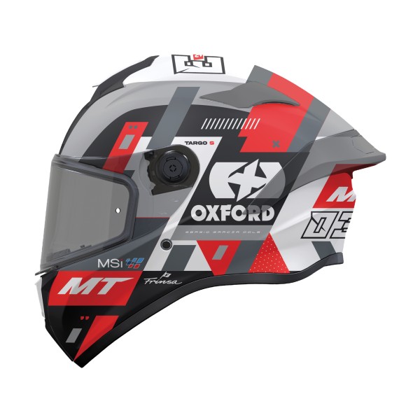 MT Helmets Mt targo s sergio garcia b15 gloss red/wht 